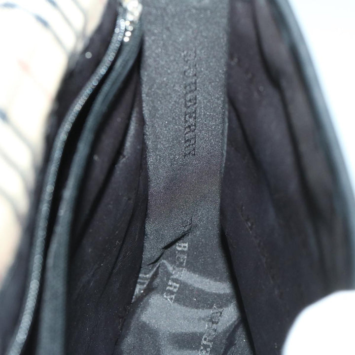 Burberry Shoulder Bag Nylon Black Auth bs12201