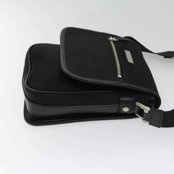Burberry Shoulder Bag Nylon Black Auth bs12201