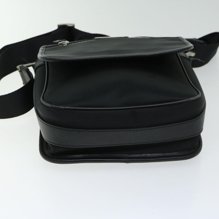 Burberry Shoulder Bag Nylon Black Auth bs12201