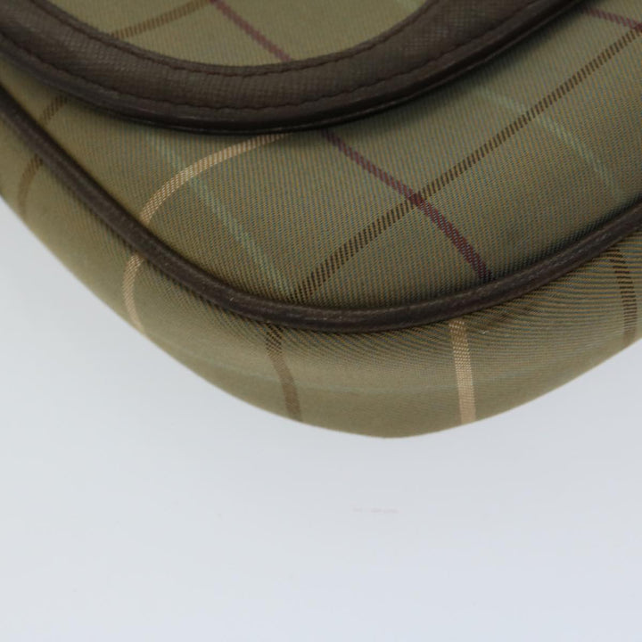 BurberrySs Nova Check Shoulder Bag Canvas Beige Auth bs12210