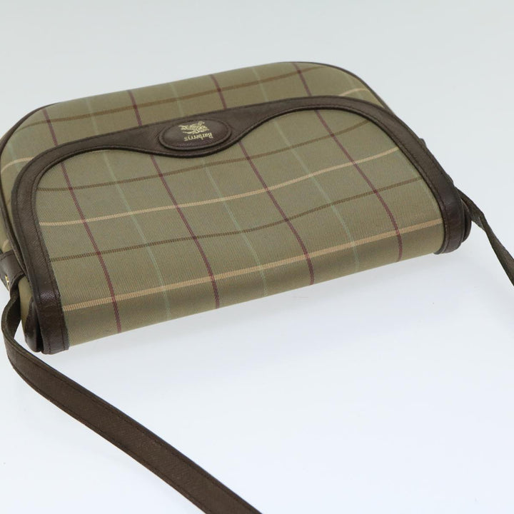 BurberrySs Nova Check Shoulder Bag Canvas Beige Auth bs12210