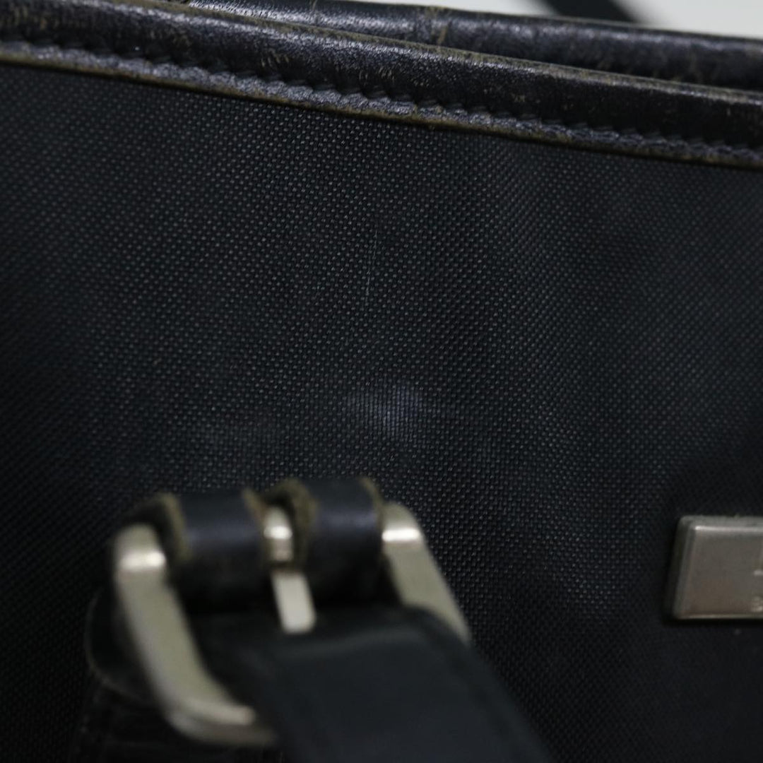 BurberrySs Nova Check Blue Label Shoulder Bag Nylon Beige Black Auth bs12222