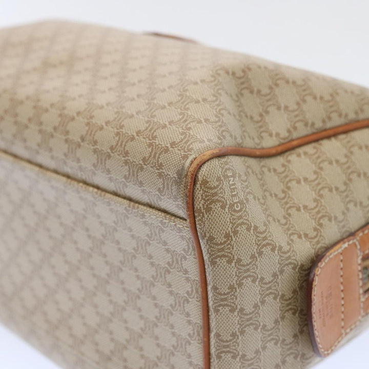 Celine Macadam Canvas Boston Bag Beige  12260