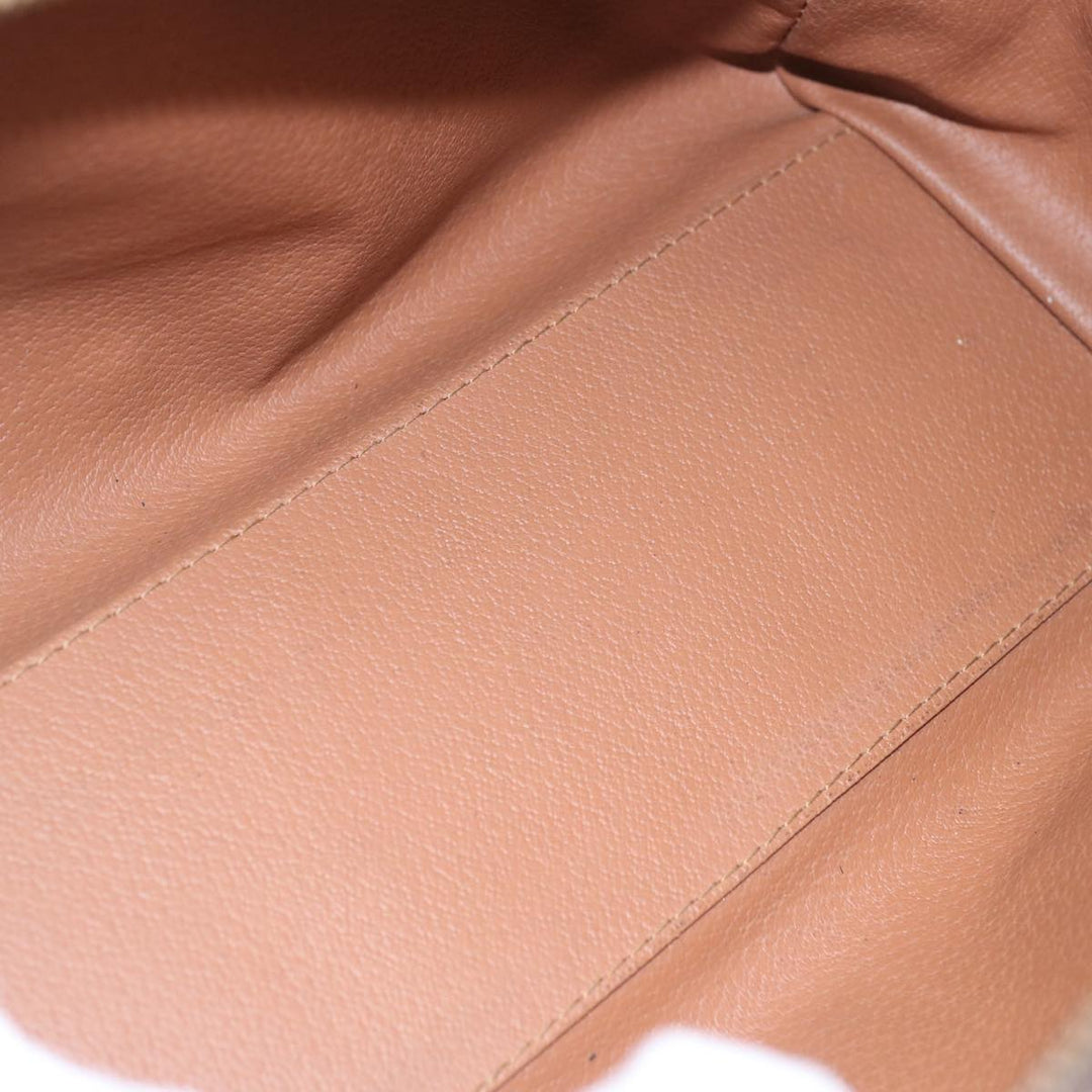 Celine Macadam Canvas Boston Bag Beige  12260