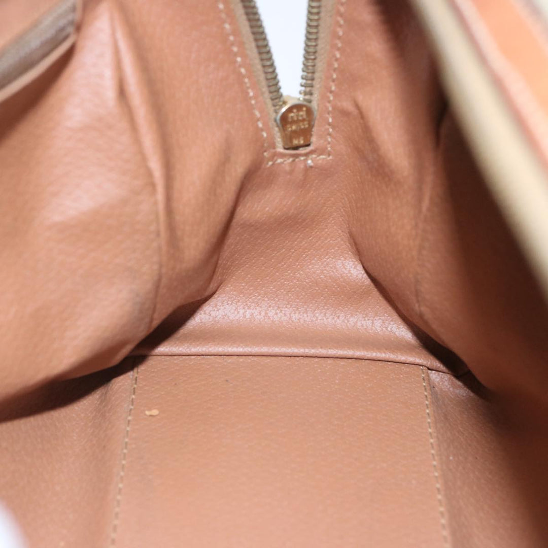 Celine Macadam Canvas Boston Bag Beige  12260