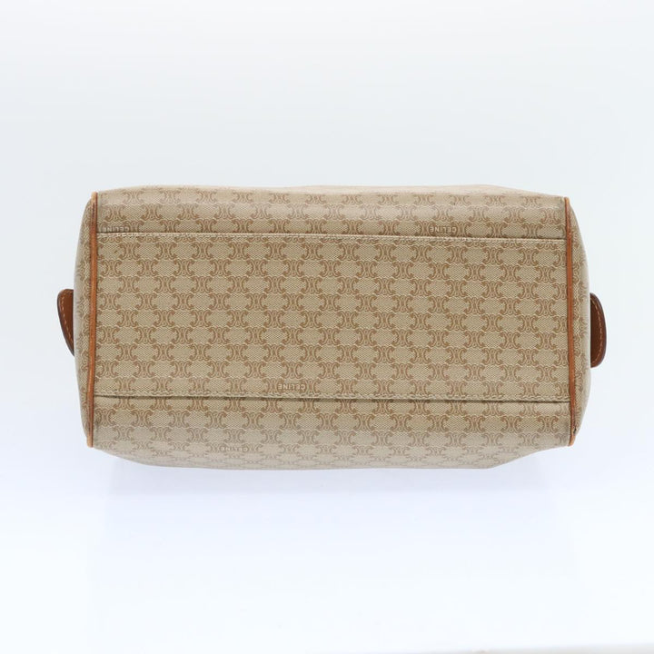 Celine Macadam Canvas Boston Bag Beige  12260