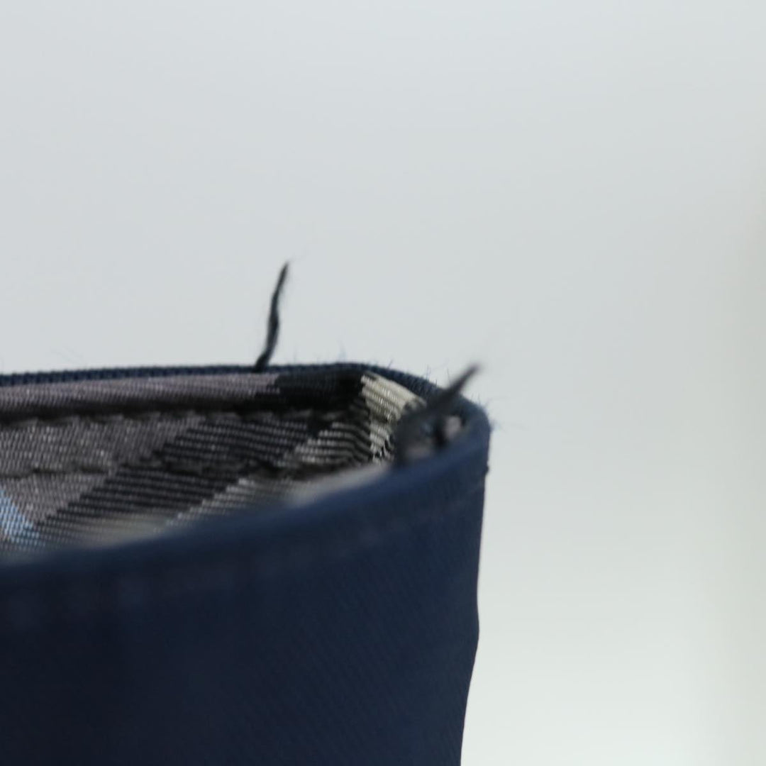 BurberrySs Blue Label Hand Bag Nylon Navy Auth bs12309
