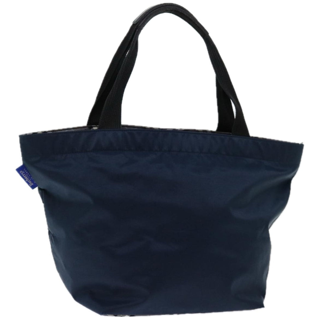 BurberrySs Blue Label Hand Bag Nylon Navy Auth bs12309