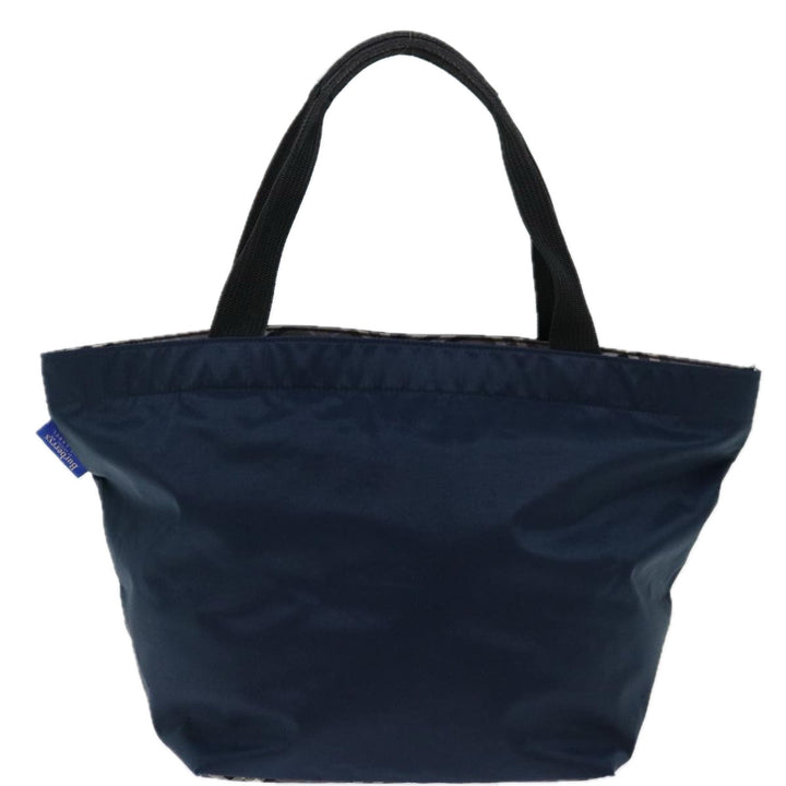 BurberrySs Blue Label Hand Bag Nylon Navy Auth bs12309