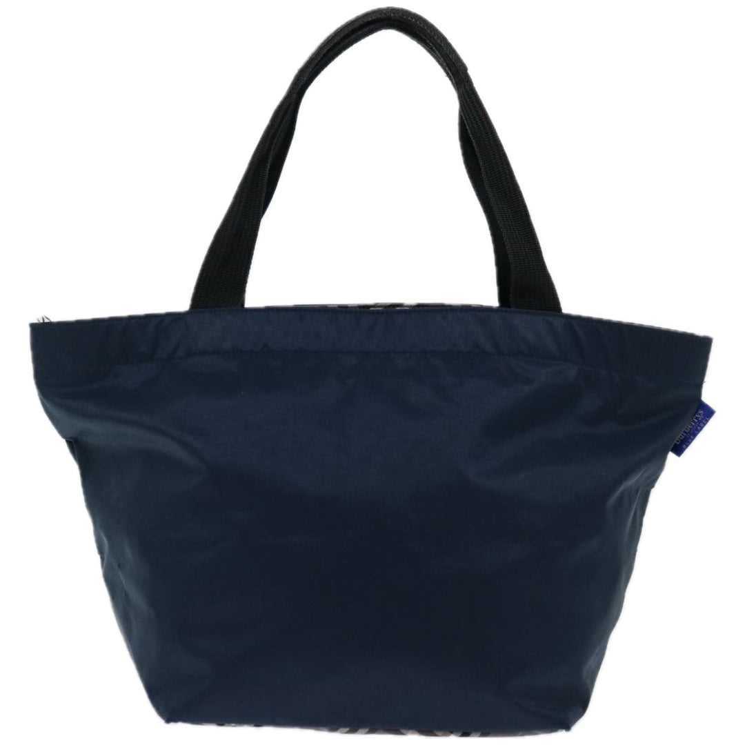 BurberrySs Blue Label Hand Bag Nylon Navy Auth bs12309
