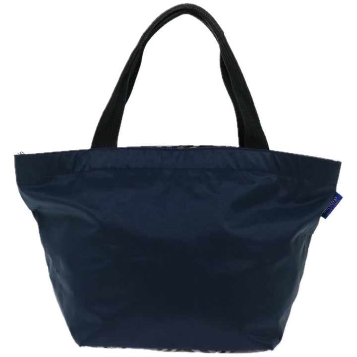 BurberrySs Blue Label Hand Bag Nylon Navy Auth bs12309