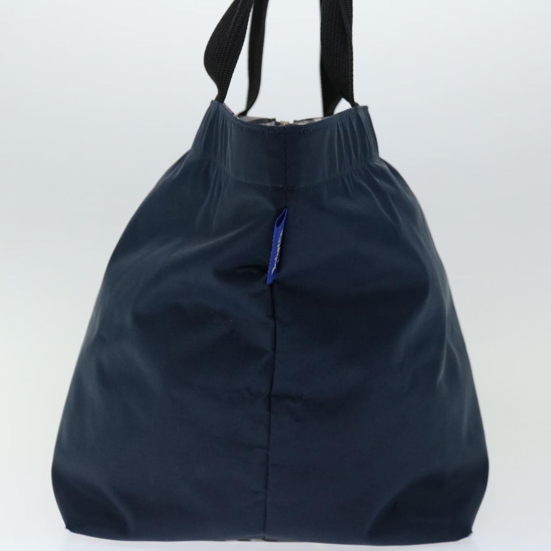 BurberrySs Blue Label Hand Bag Nylon Navy Auth bs12309