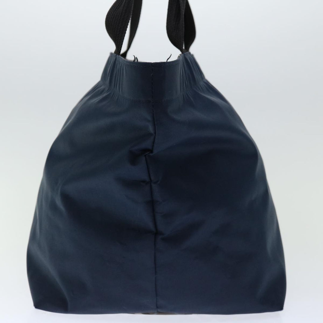 BurberrySs Blue Label Hand Bag Nylon Navy Auth bs12309