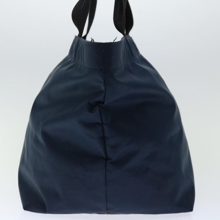 BurberrySs Blue Label Hand Bag Nylon Navy Auth bs12309