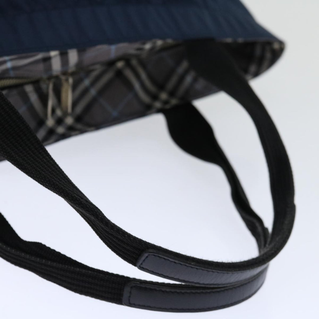 BurberrySs Blue Label Hand Bag Nylon Navy Auth bs12309