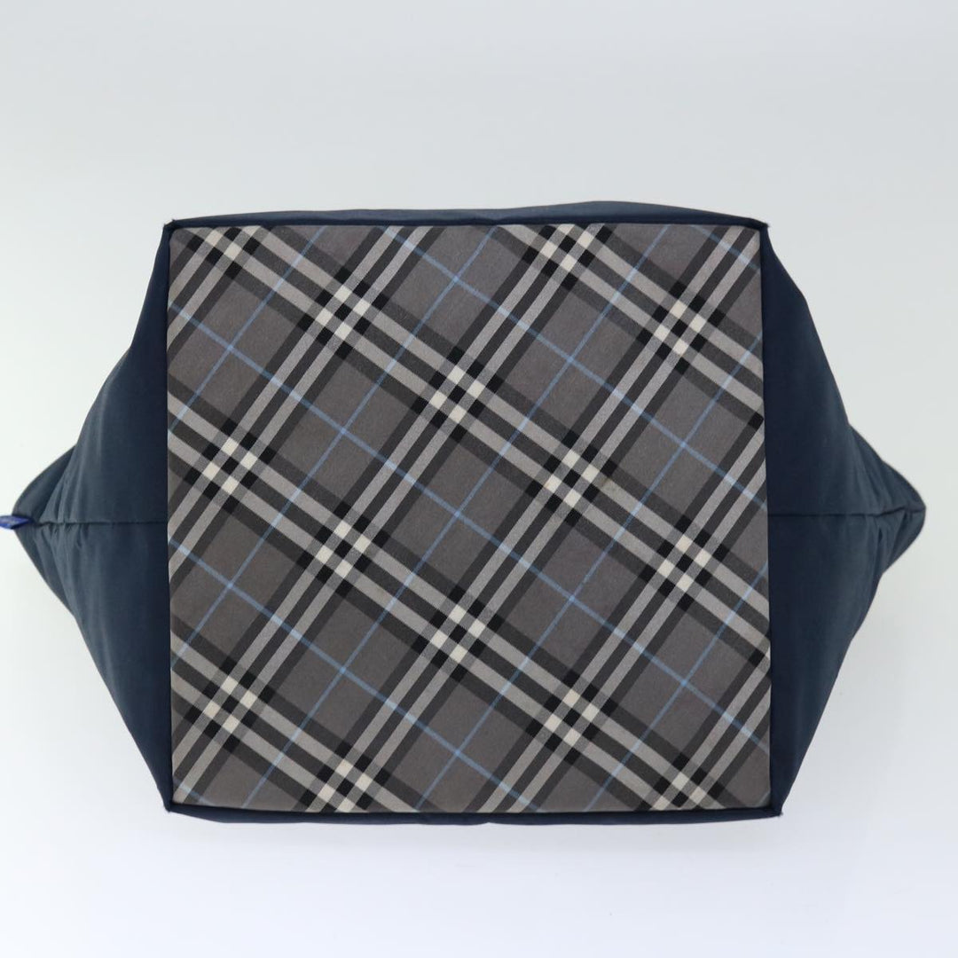 BurberrySs Blue Label Hand Bag Nylon Navy Auth bs12309