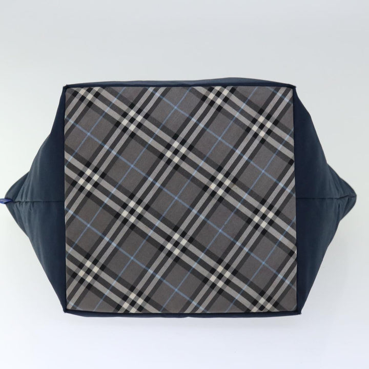 BurberrySs Blue Label Hand Bag Nylon Navy Auth bs12309
