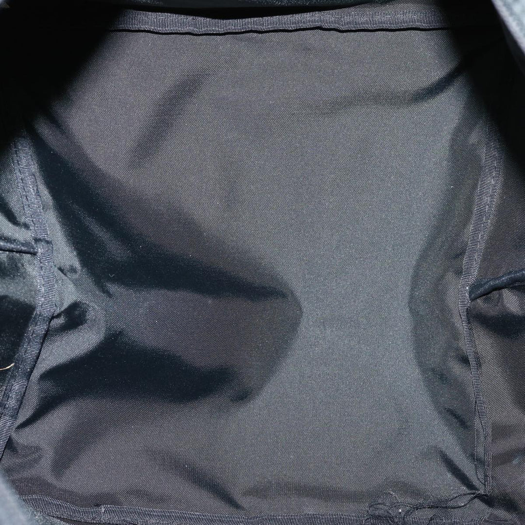 BurberrySs Nova Check Blue Label Tote Bag Nylon Black Auth bs12380