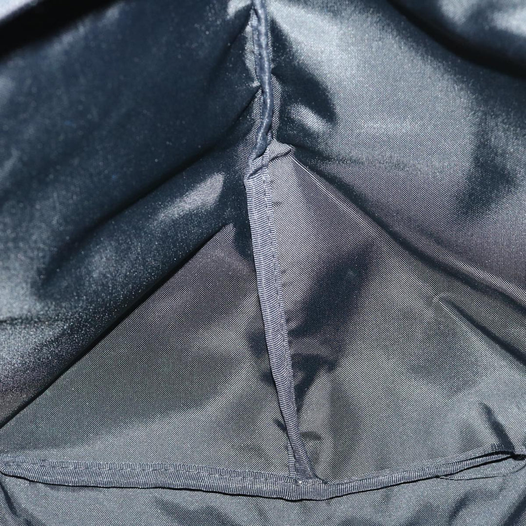 BurberrySs Nova Check Blue Label Tote Bag Nylon Black Auth bs12380