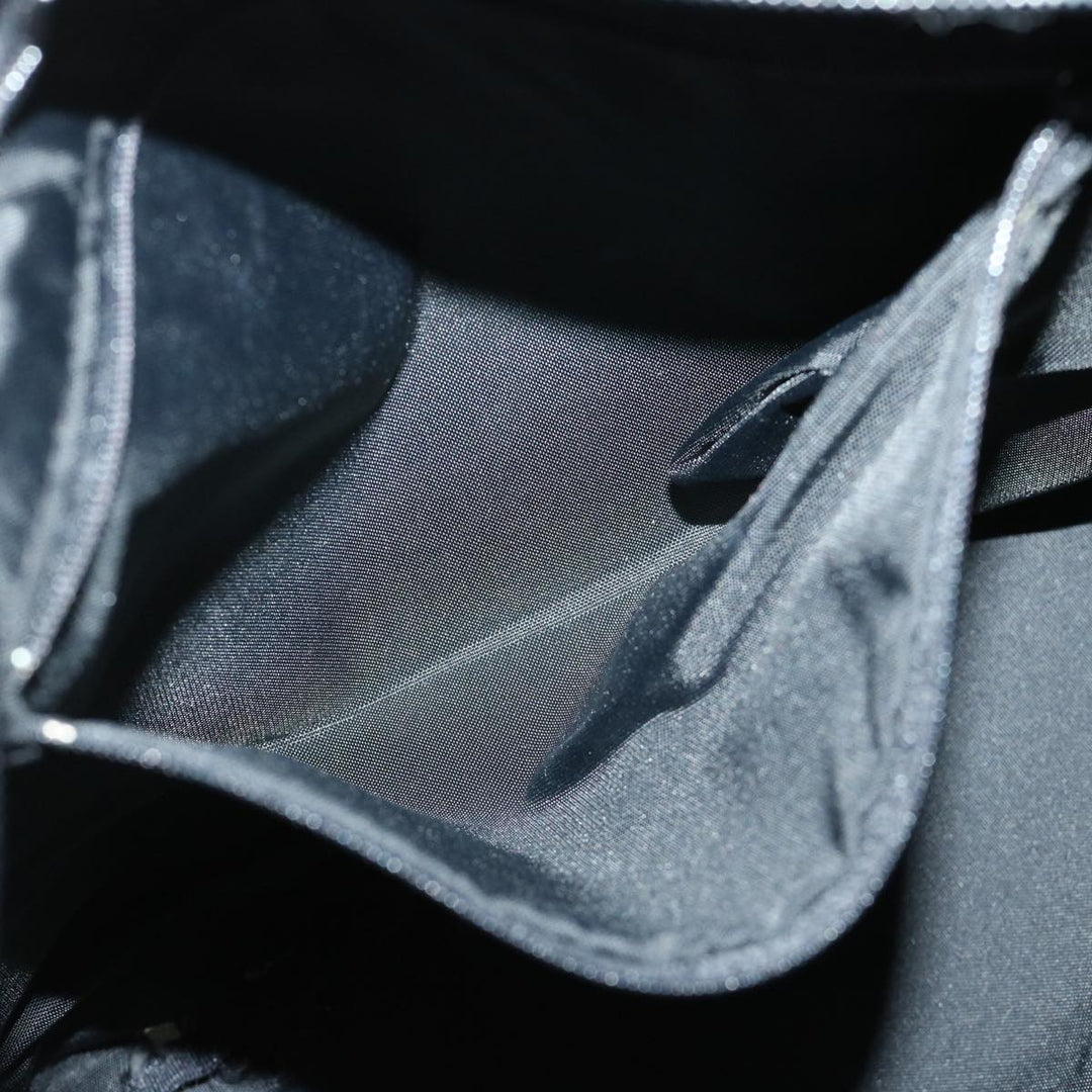 BurberrySs Nova Check Blue Label Tote Bag Nylon Black Auth bs12380