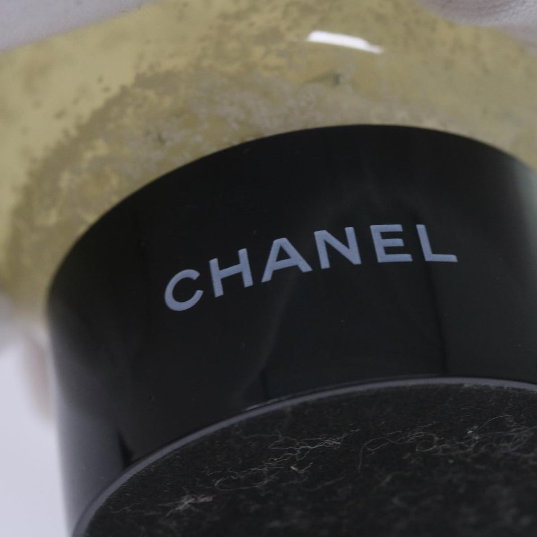 Chanel Snow Globe plastic Black Clear CC Auth bs12466