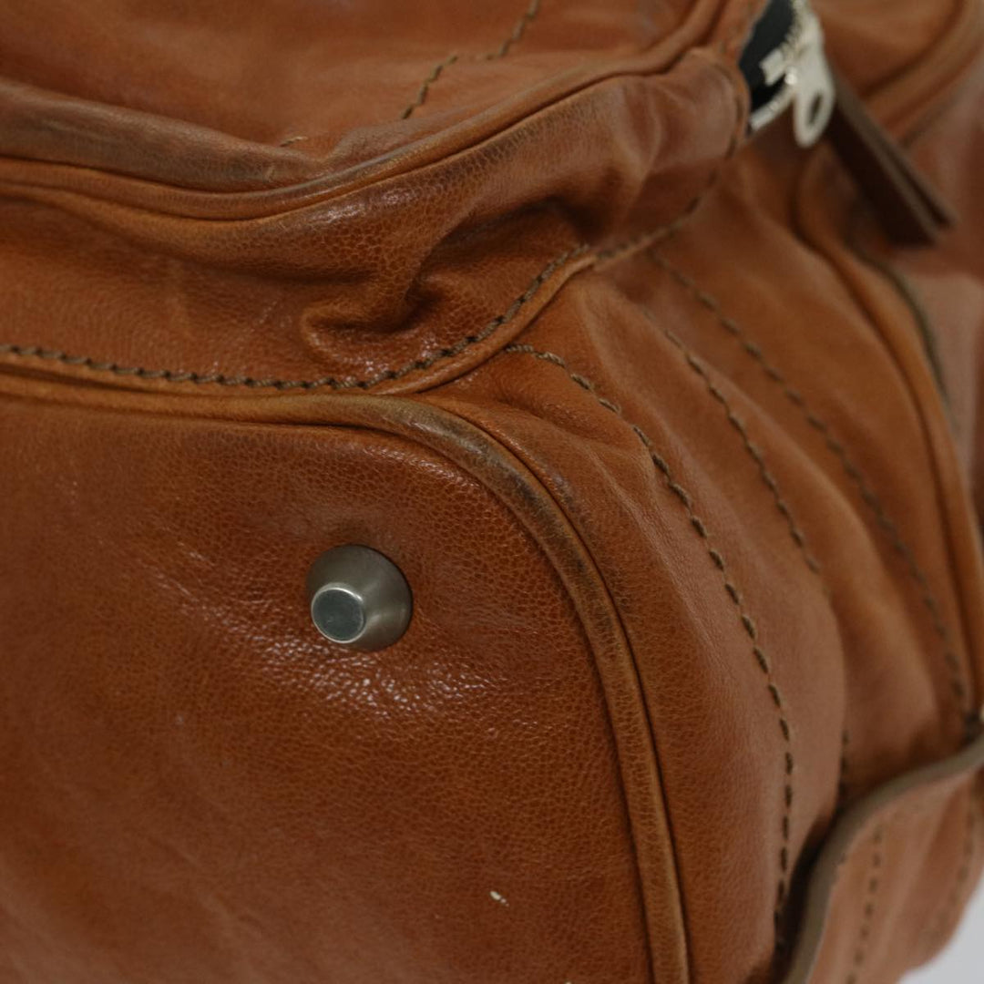 Chloe Hand Bag Leather Brown bs12577