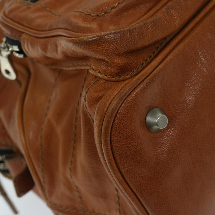 Chloe Hand Bag Leather Brown bs12577