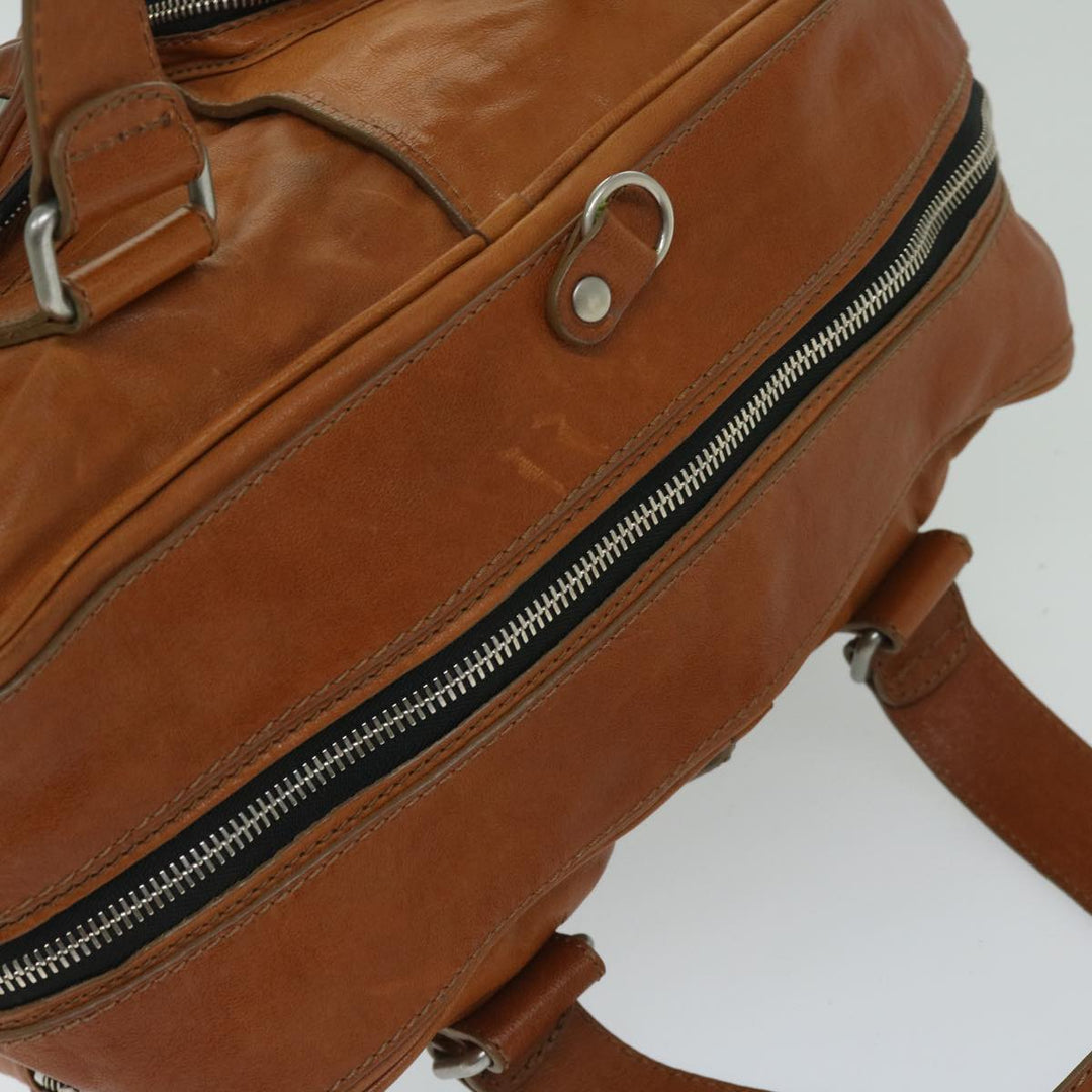 Chloe Hand Bag Leather Brown bs12577