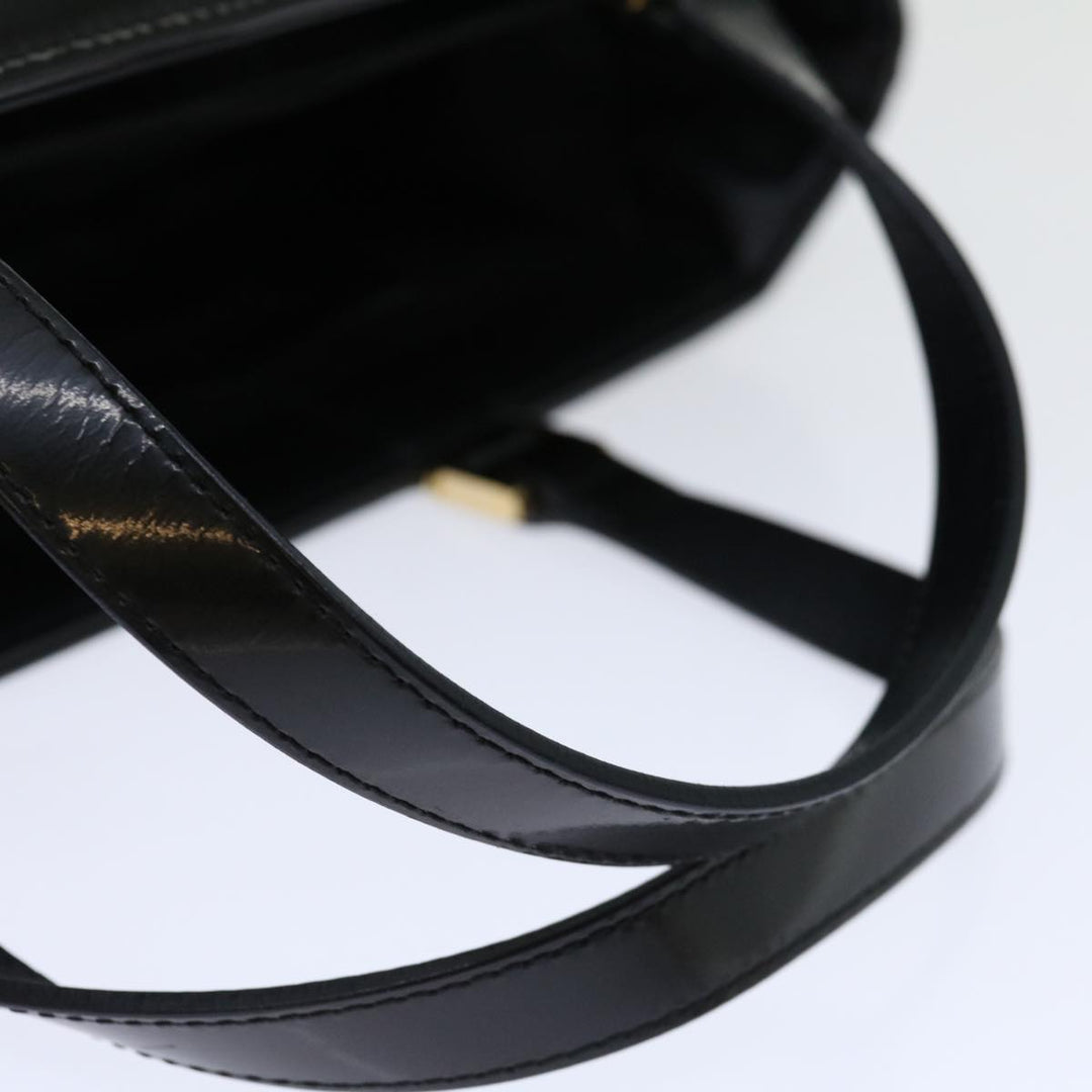 Burberry Hand Bag Wool Beige Auth bs12601