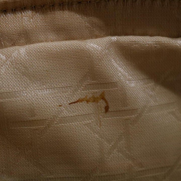 CHRISTIAN Top quality Dior Canage Hand Bag Nylon Beige Auth bs12732