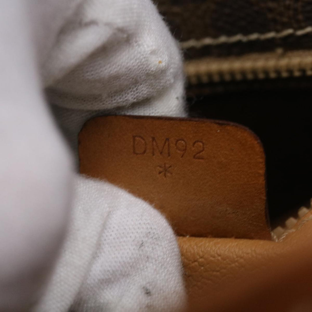 Celine Macadam Canvas Shoulder Bag PVC Brown Auth bs12757