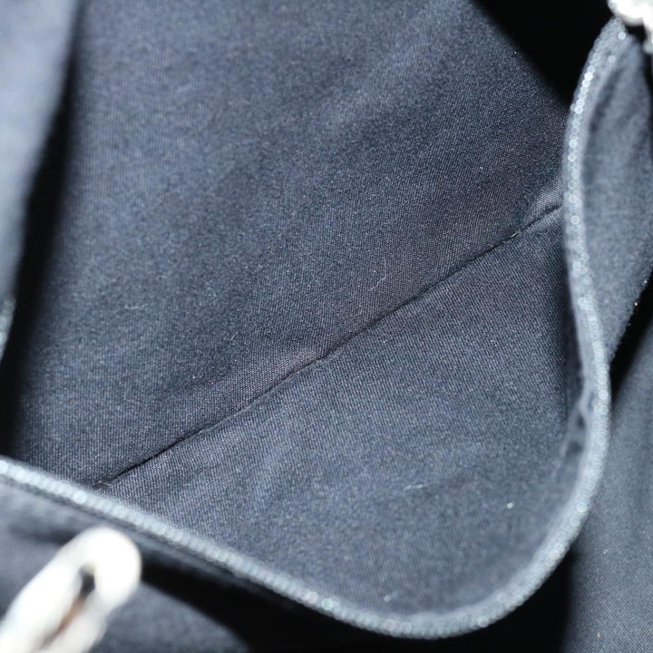 Burberry Nova Check Hand Bag Nylon Beige Black Auth bs12785