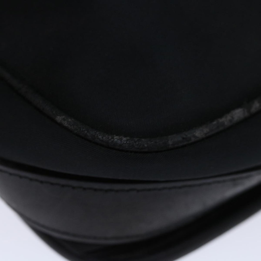 Burberry Shoulder Bag Nylon Black Auth bs12802