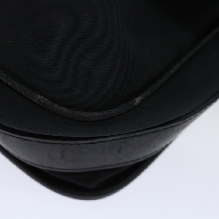 Burberry Shoulder Bag Nylon Black Auth bs12802