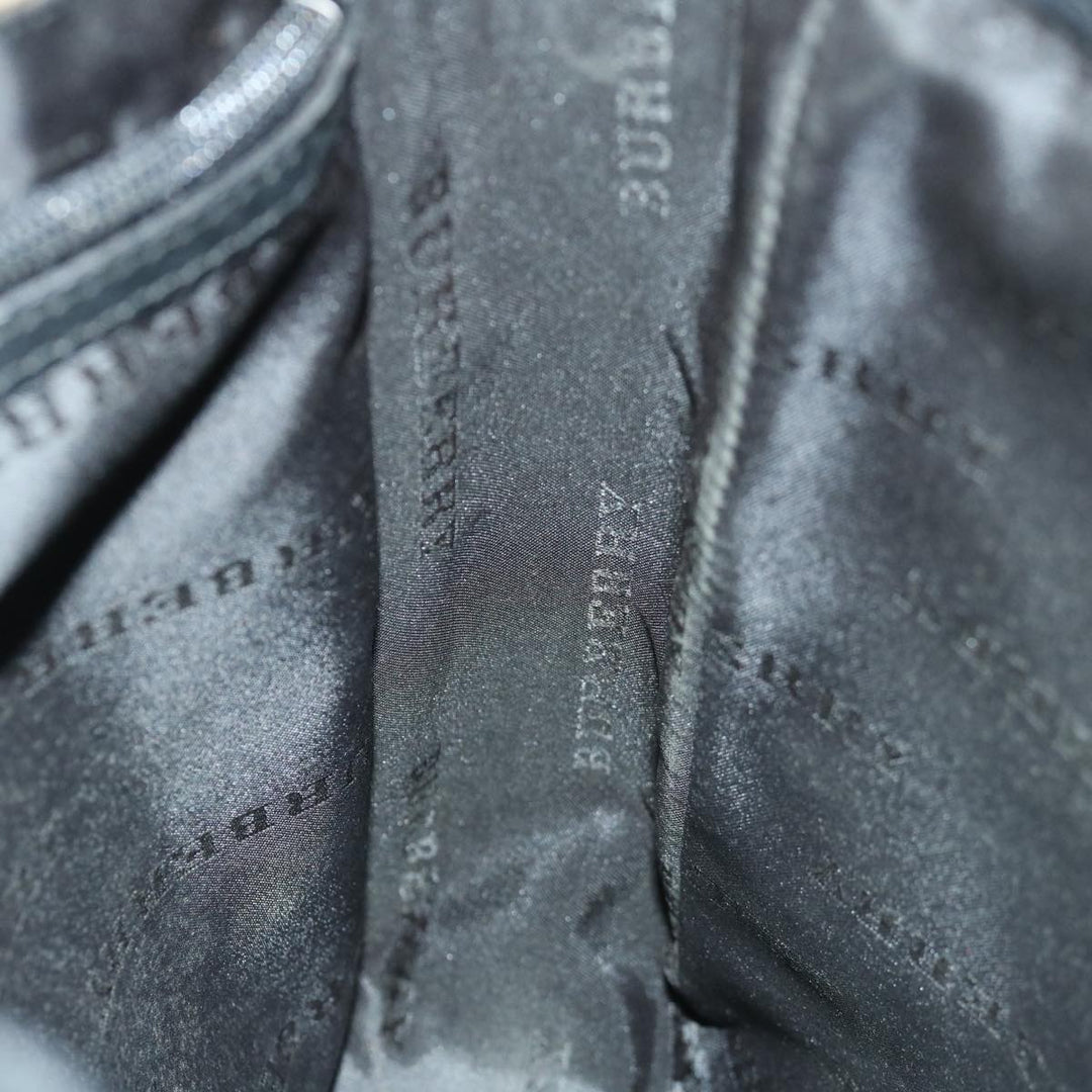 Burberry Shoulder Bag Nylon Black Auth bs12802