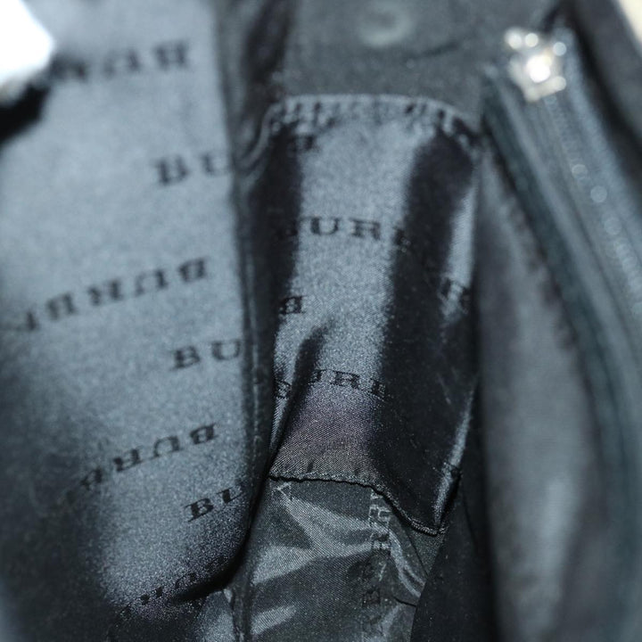 Burberry Shoulder Bag Nylon Black Auth bs12802