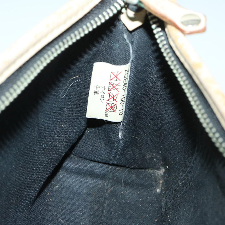 Burberry Nova Check Blue Label Shoulder Bag Canvas Blue Auth bs12920