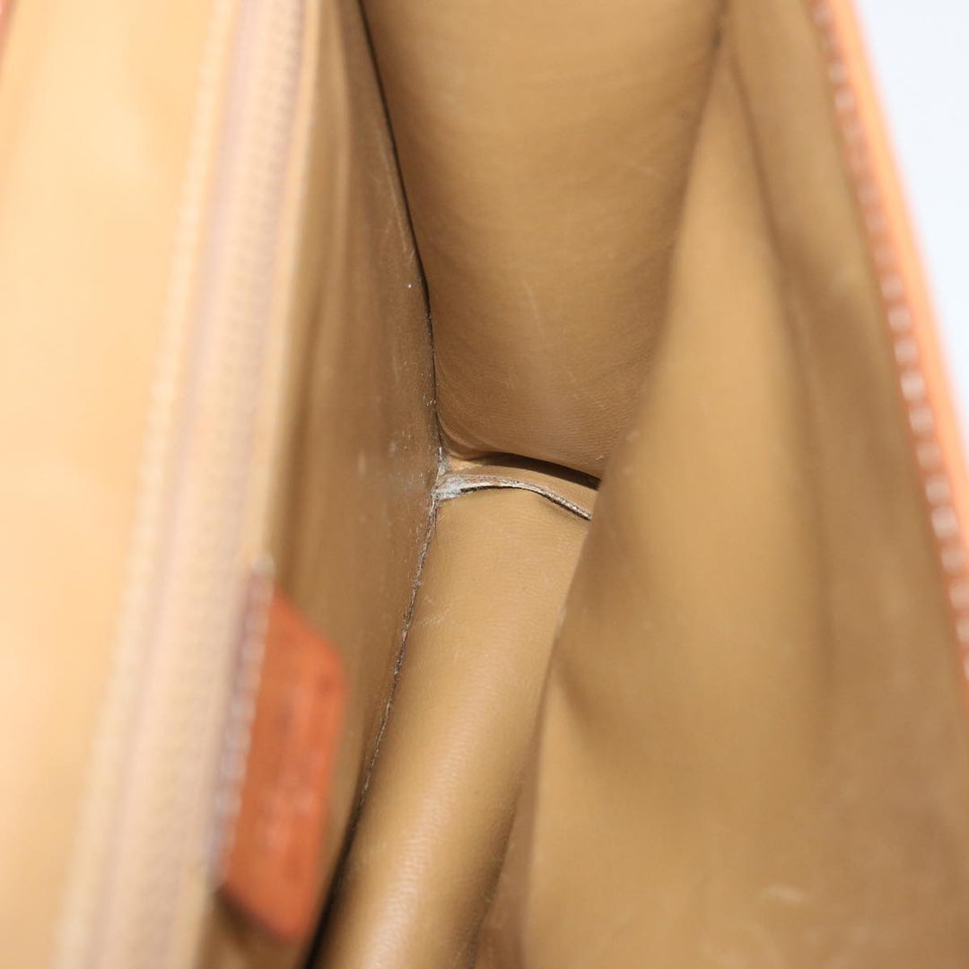 Celine Macadam Canvas Shoulder Bag Beige  12923