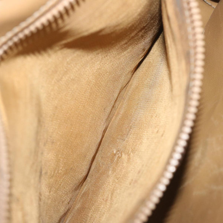 Celine Macadam Canvas Shoulder Bag Beige  12923