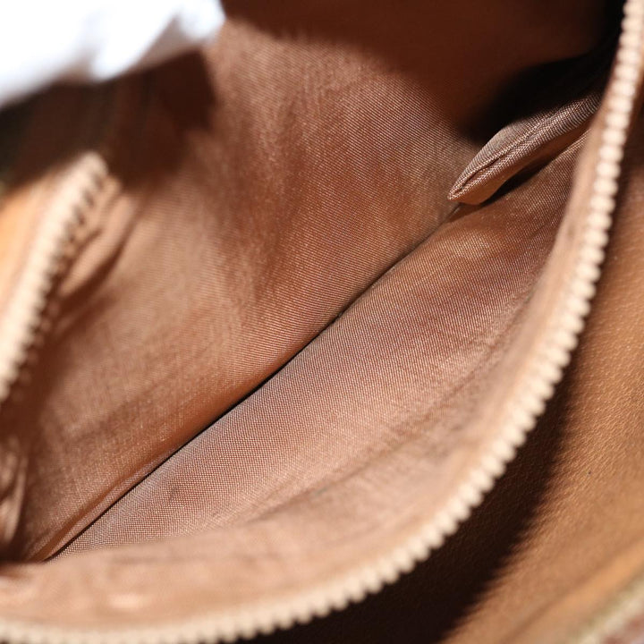 Celine Macadam Canvas Clutch Bag PVC Brown Auth bs12948