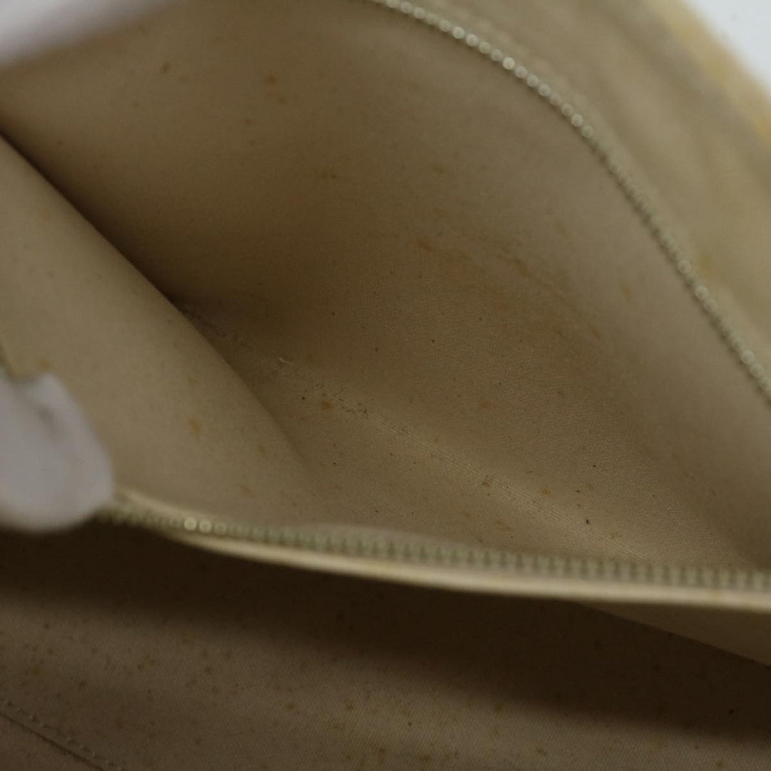 Burberry Blue Label Hand Bag Canvas Beige Auth bs12954