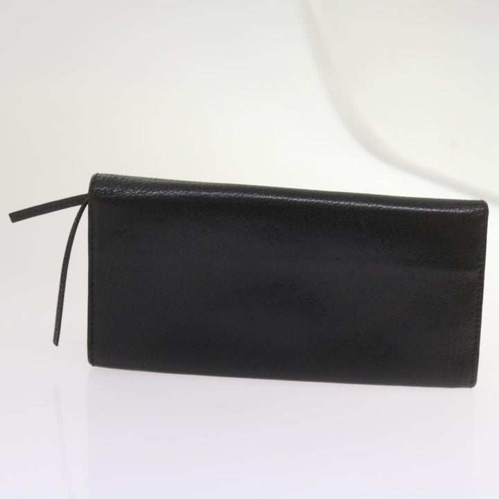 Chloe Wallet Leather 9Set Black Beige Red bs12968