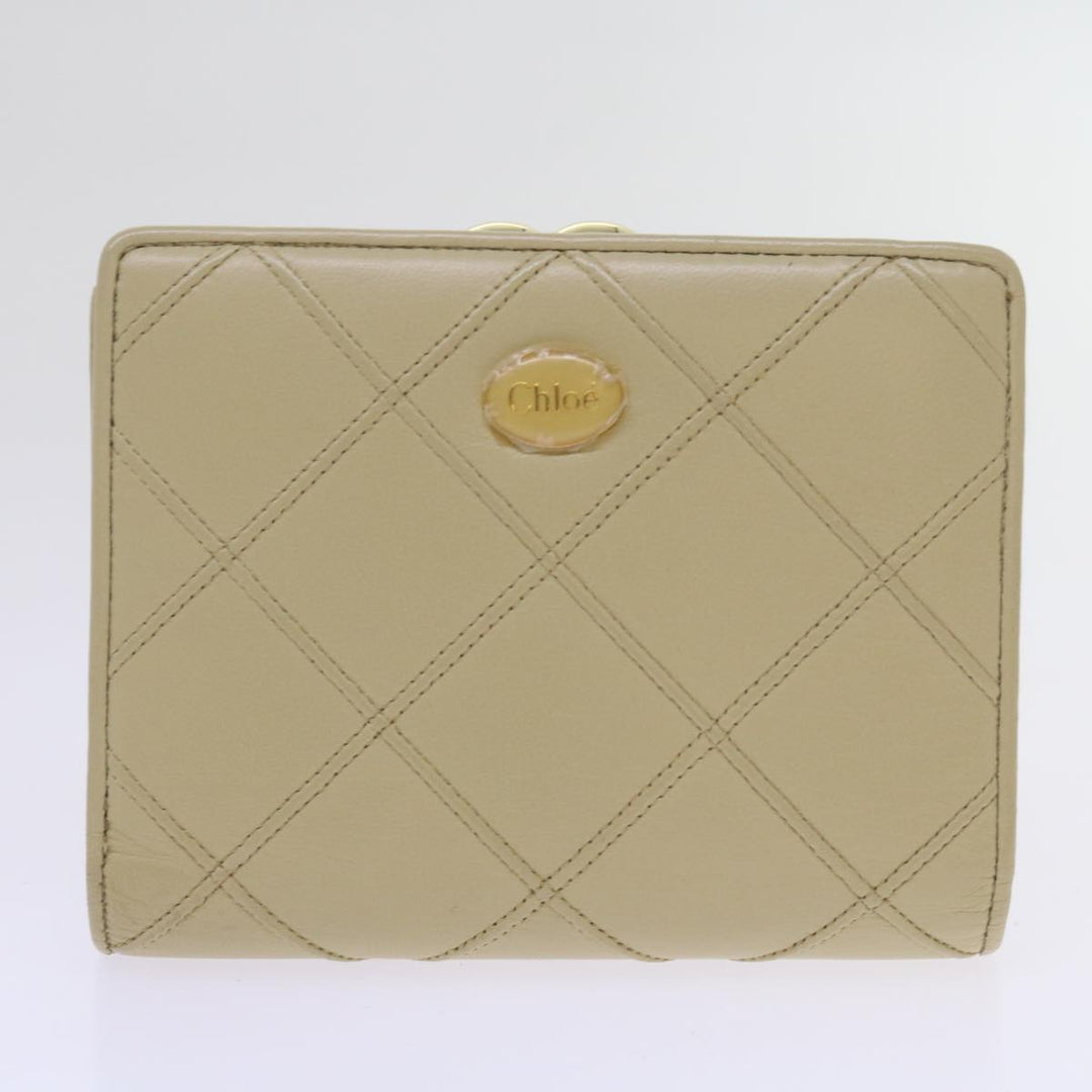 Chloe Wallet Leather 9Set Black Beige Red bs12968