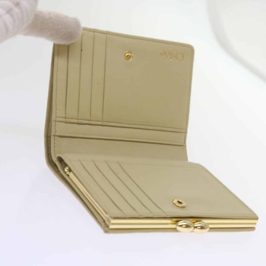 Chloe Wallet Leather 9Set Black Beige Red bs12968