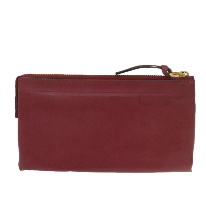 Chloe Wallet Leather 9Set Black Beige Red bs12968