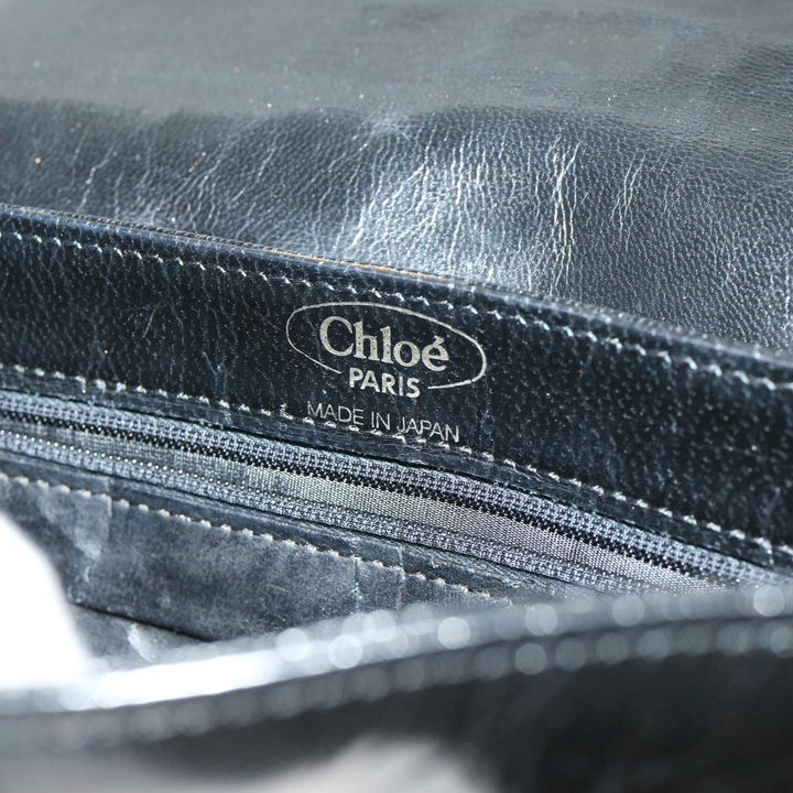 Chloe Shoulder Bag Leather Black bs13128