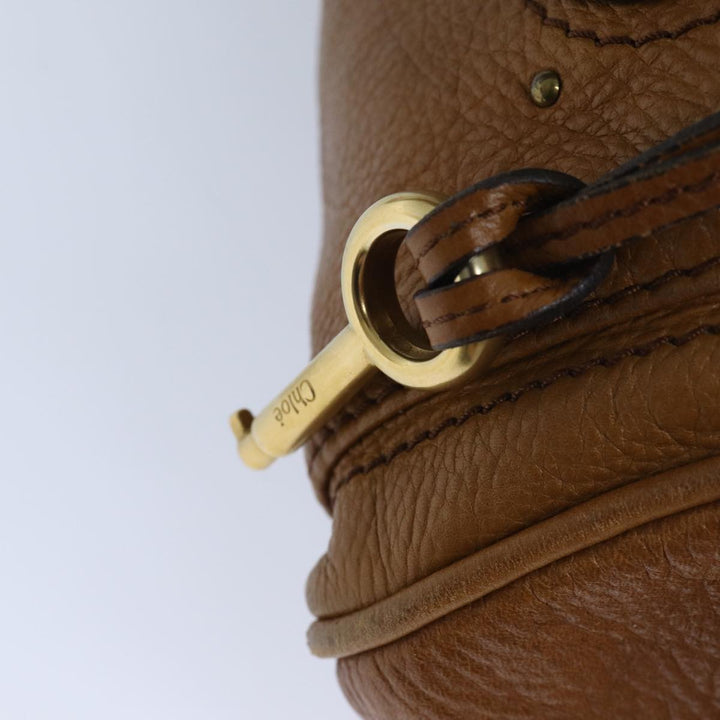 Chloe Paddington Hand Bag Leather Brown bs13218