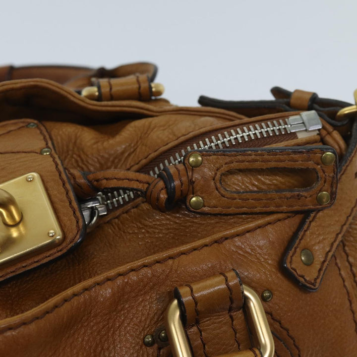 Chloe Paddington Hand Bag Leather Brown bs13218
