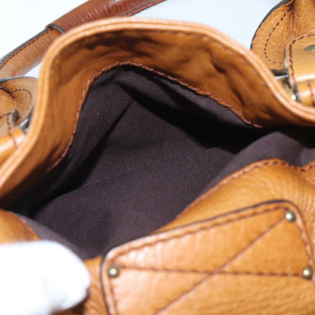 Chloe Paddington Hand Bag Leather Brown bs13218