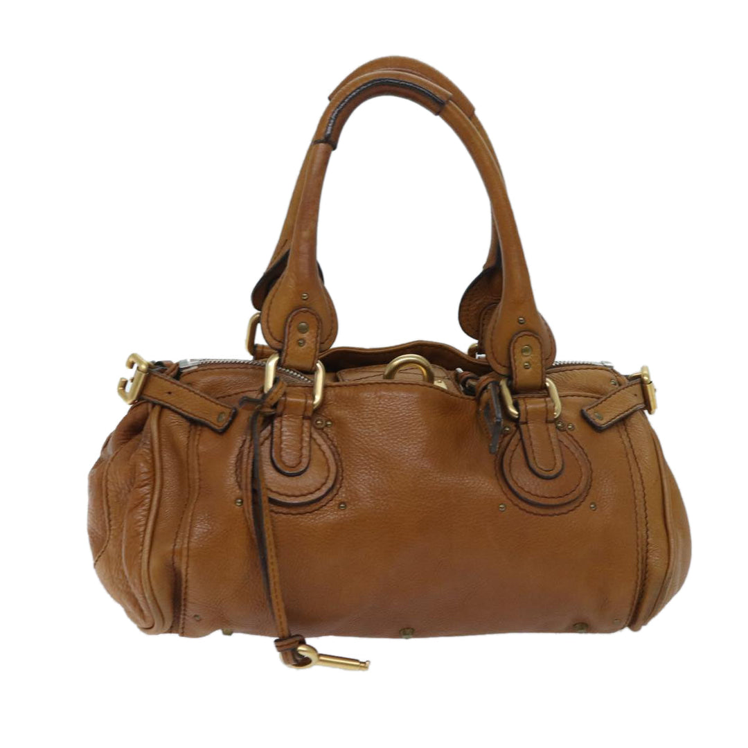 Chloe Paddington Hand Bag Leather Brown bs13218